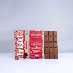 Polka-Ooey-Gooey-300x300-1.png PolkaDot Mushroom Chocolate Bar - OoeyGooey - Image 1