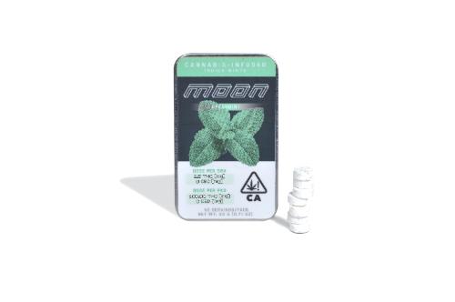 moon-moon_mints_100mg_spearmint-ddb2640c37e6474bb8c320d8275b44c1_500.jpeg Moon Bar Edible - Spearmint Mints - Image 1